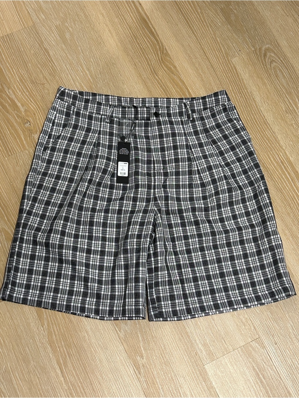 Womens Plaid Bermuda Shorts